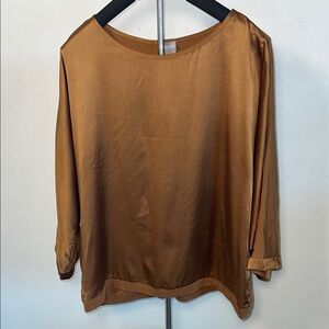 Chico's Silk 3/4 Sleeves Blouse